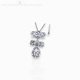 Pink Garland Droplet - Pendant